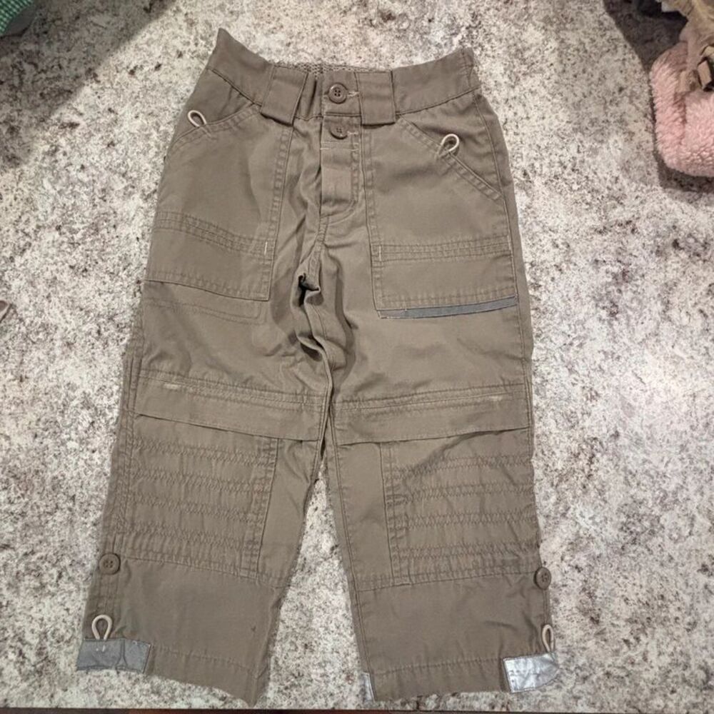 Lee Pipes Boys 3T Y2K Utility Convertible Cargo Pants Outdoor Tech Retro